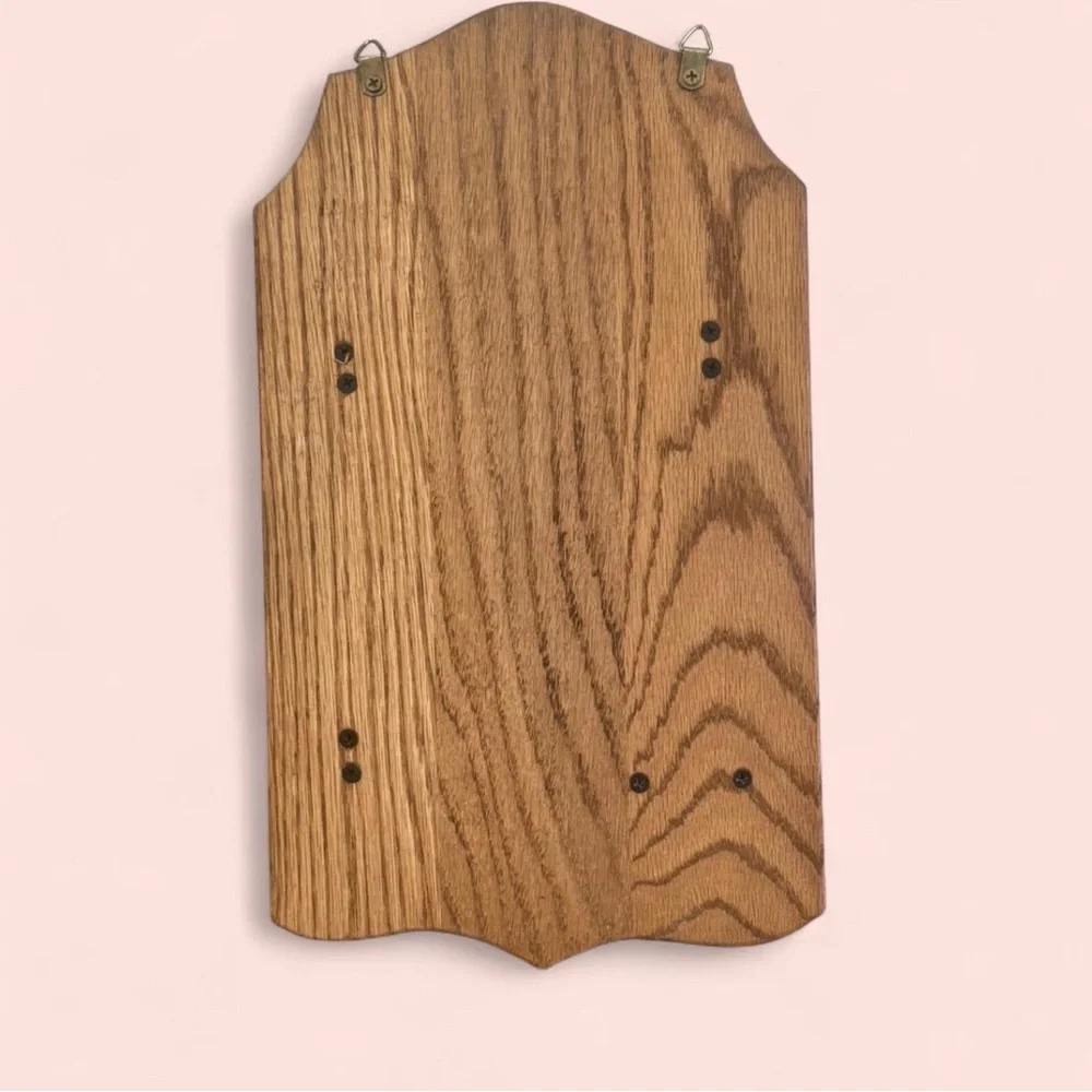 Vintage Wooden Hair Caddy for Wall
